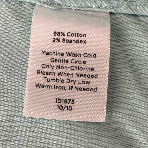 Talbots Baby Blue Ruffle Lightweight Jacket size 10 - Picture 7 of 7